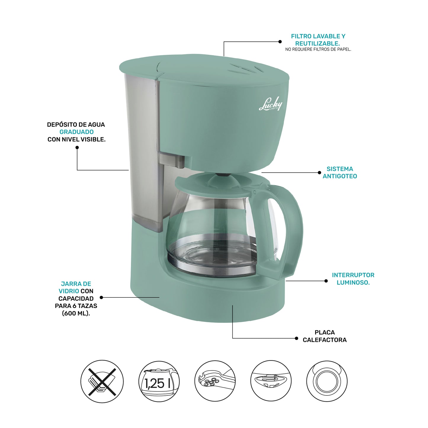 Cafetera Lucky Dripz