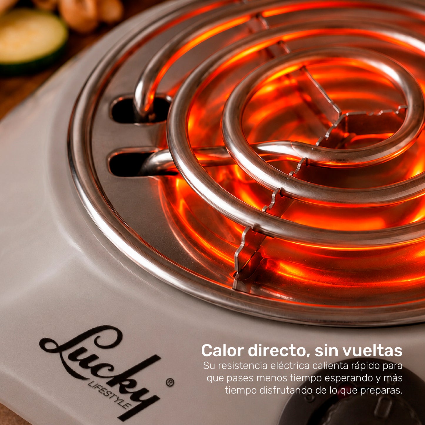 Parrilla Eléctrica Lucky Snap Heat
