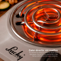 Parrilla Eléctrica Lucky Snap Heat