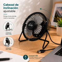 Ventilador de escritorio 4" Lucky Blowy