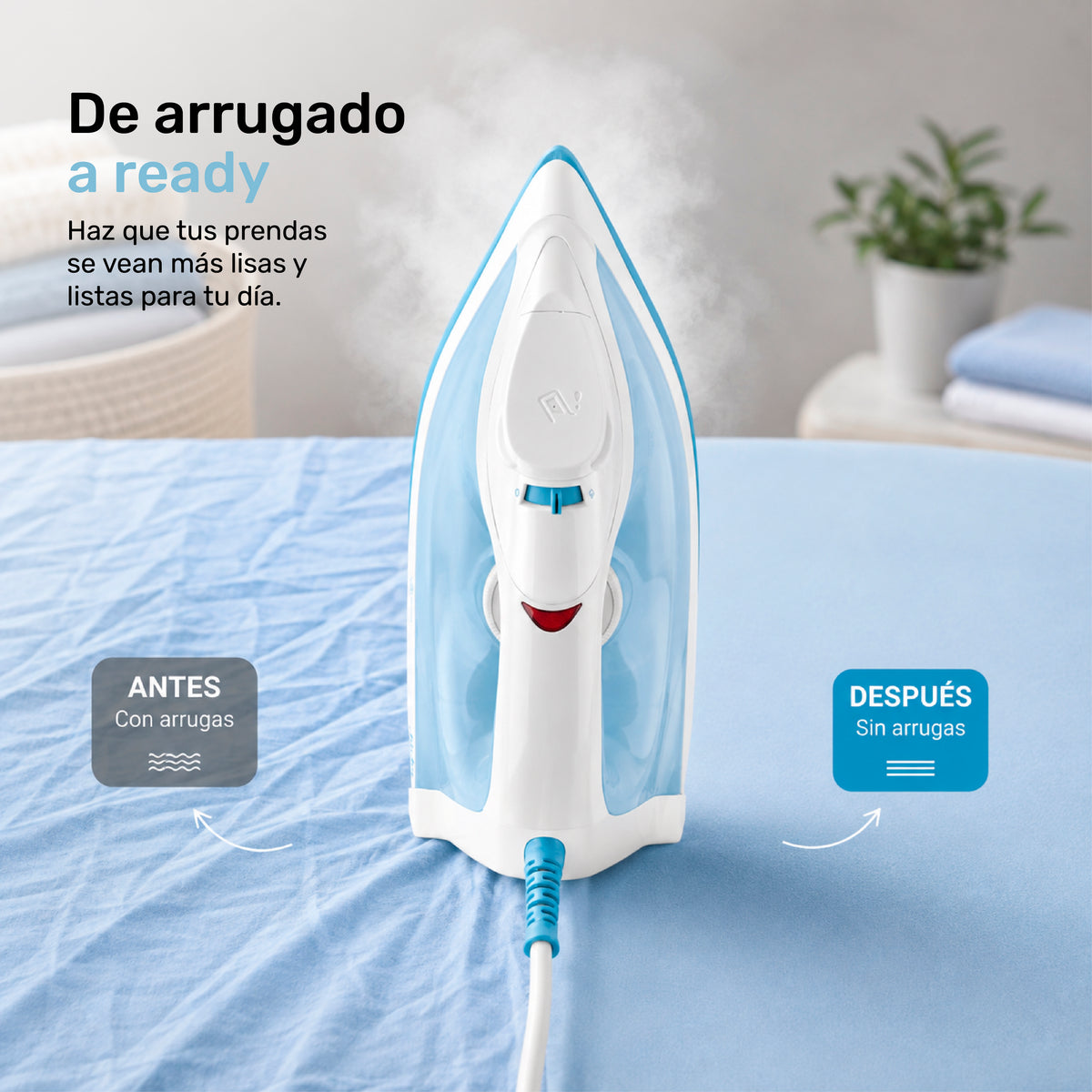 Plancha de Vapor Feather