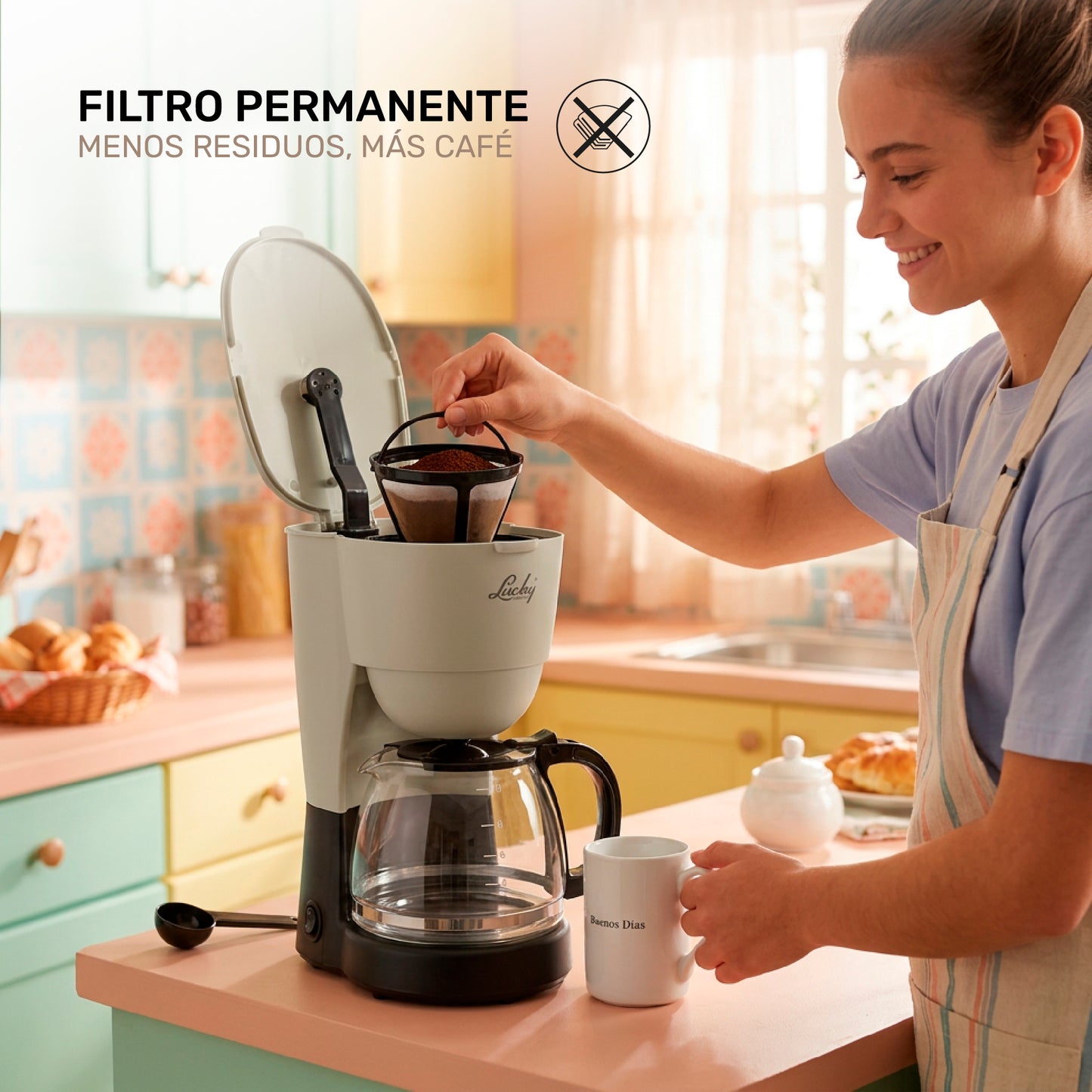 Cafetera Lucky Java Graphen