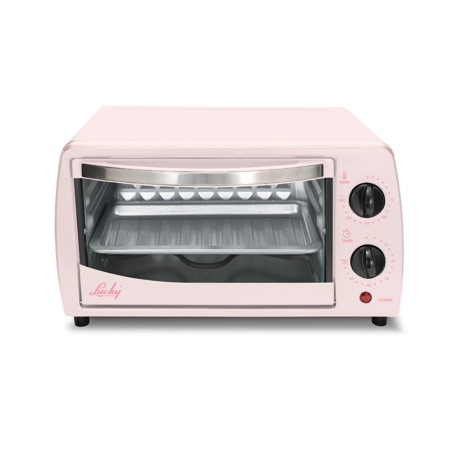 Horno Tostador Eléctrico Lucky KÜKI PINK